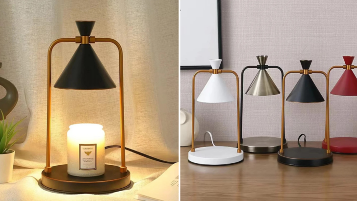 This Lamp Light Is Really a Candle Warmer That Melts the Wax Rather Than Burning the Wick