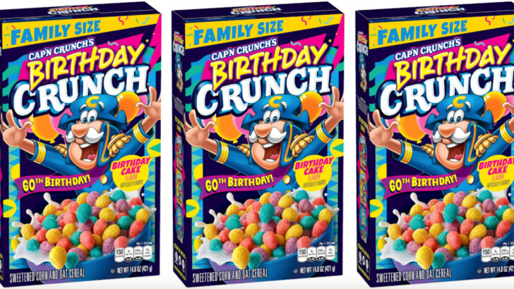 Cap’n Crunch is Turning 60 And is Celebrating With A Birthday Cake Crunch Cereal
