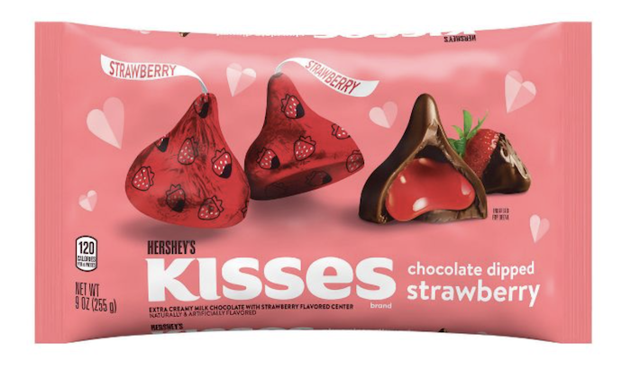 Hershey’s Just Released Chocolate Dipped Kisses That Are Stuffed With a Strawberry Flavored Center
