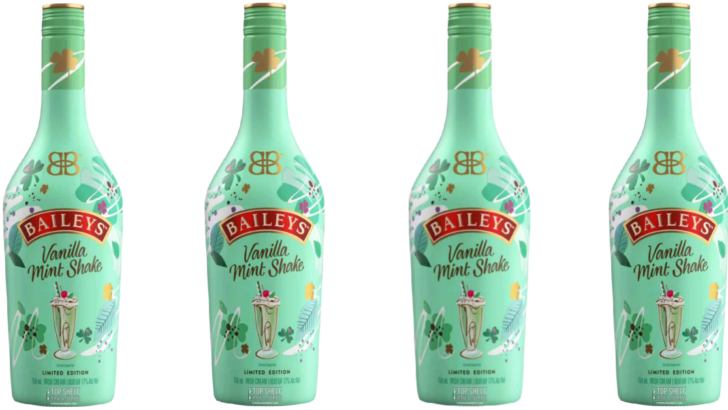 Baileys Just Released a Vanilla Mint Shake Liqueur That Can Be Poured Over Ice Cream for a Boozy Dessert