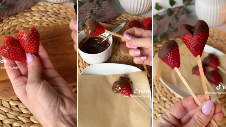 Here’s How to Make Chocolate Strawberry Hearts for the Cutest Valentine’s Day Dessert