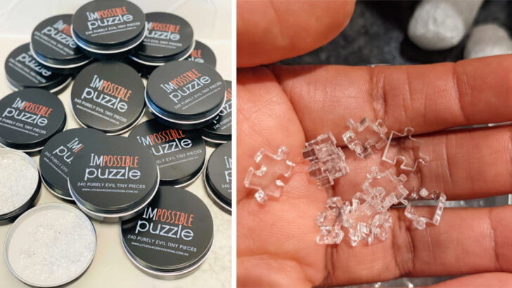 This Tiny Puzzle Is Completely Clear And I Dare You To Finish It