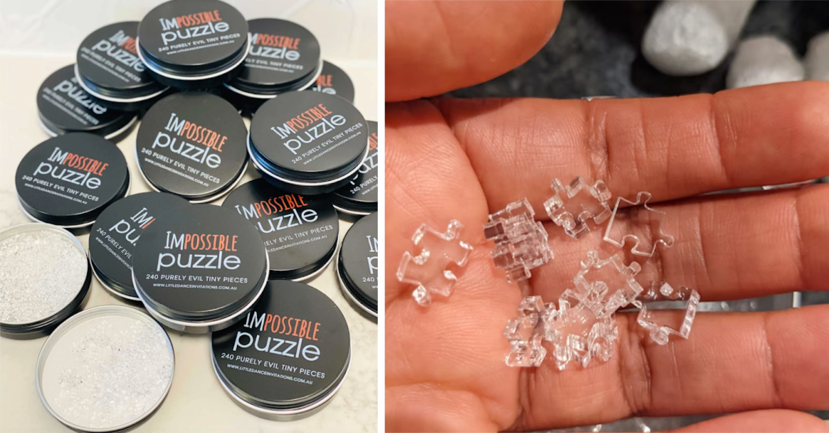 This Tiny Puzzle Is Completely Clear And I Dare You To Finish It