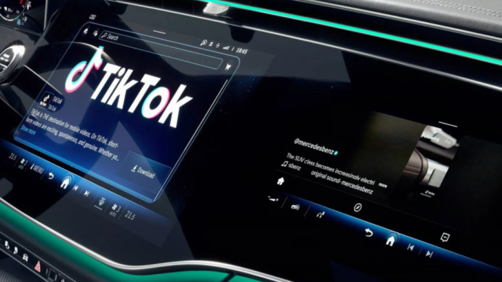 The TikTok App is Coming Preloaded in Cars Starting with Mercedes-Benz