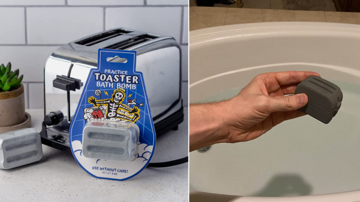 These Toaster Bath Bombs Make the Perfect Gag Gift for the Person Who Loves Taking Bubble Baths