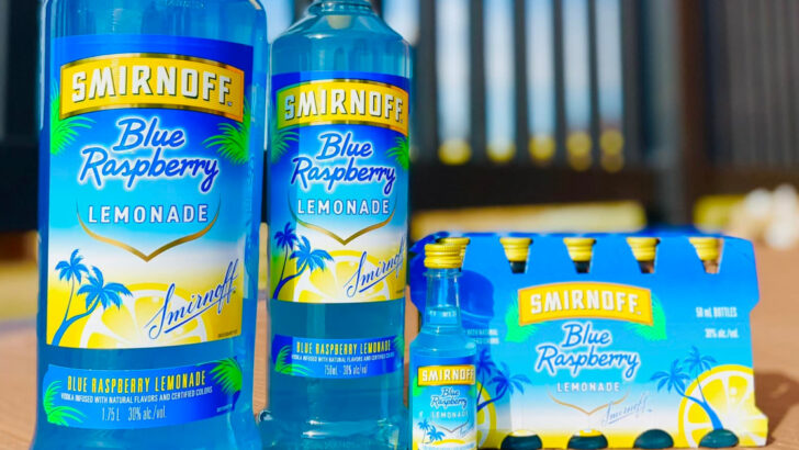 Smirnoff Just Released a Blue Raspberry Lemonade Flavored Vodka Just in Time for Summer