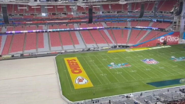 This Video Shows How They Roll Out the Super Bowl Field to Get Sun and It’s Crazy Cool