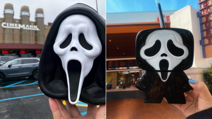 Movie Theaters Are Now Selling Ghostface Popcorn Buckets and Soft Drinks for The New Scream Movie