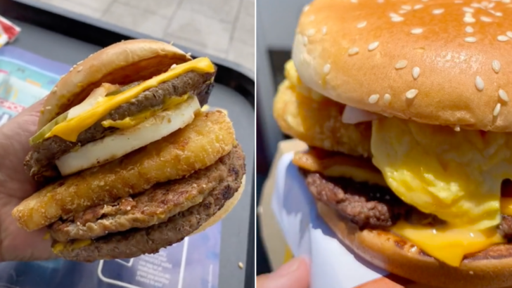 McDonald’s Has a Secret Menu Burger That Combines Breakfast and Lunch All In One