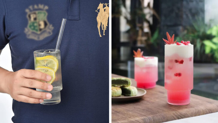 Everyone Is Obsessed With These Inexpensive Rippled Drinking Glasses And I Can See Why