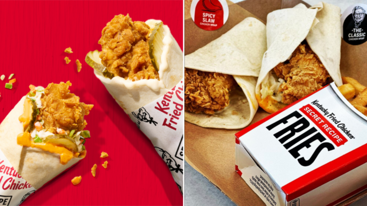 Move Over McDonald’s, KFC Just Released Their Own Version of McDonald’s Snack Wraps