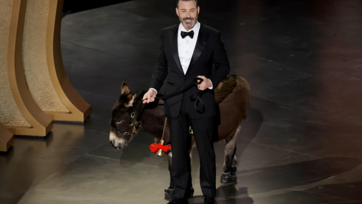 Jimmy Kimmel and Jenny the Emotional Support Donkey Just Won The Oscars