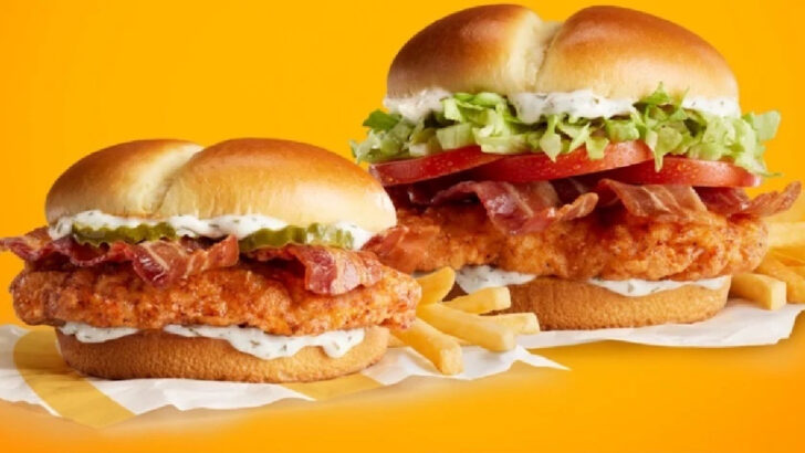 McDonald’s Releases A Bacon Ranch McCrispy Sandwich and Our Mouths Are Watering