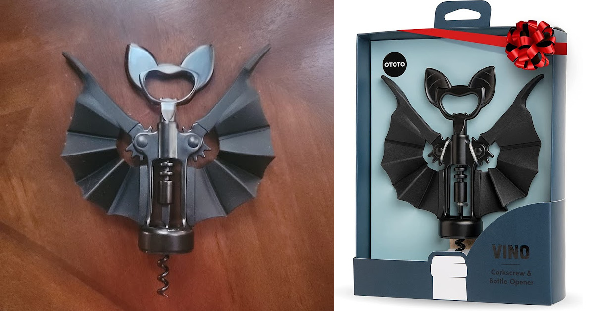 This Bat Corkscrew Is The Perfect Gift For Wine Lovers