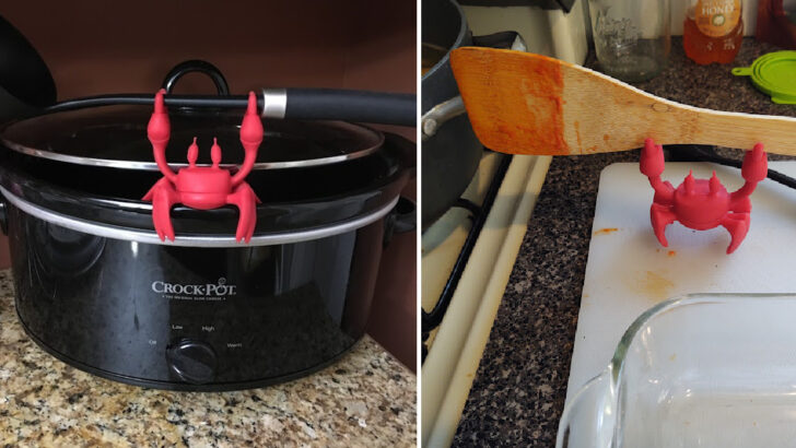 This Silicone Crab Spoon Rest Will Be The Cutest Crustacean In Your Kitchen