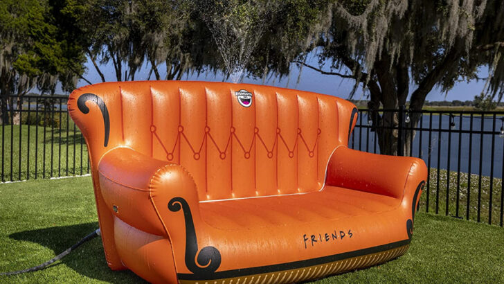 Pivot On Over, Because You Can Now Get An Inflatable ‘Friends’ Couch Sprinkler