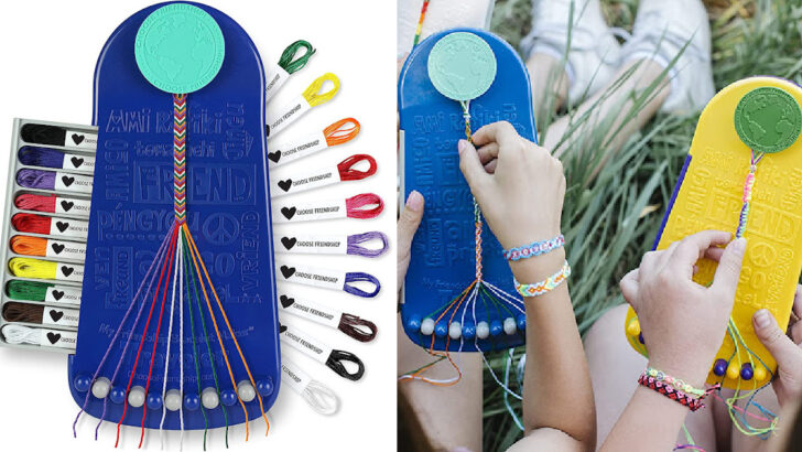 You Can Get A Friendship Bracelet Maker For Hours Of Screen-Free Fun