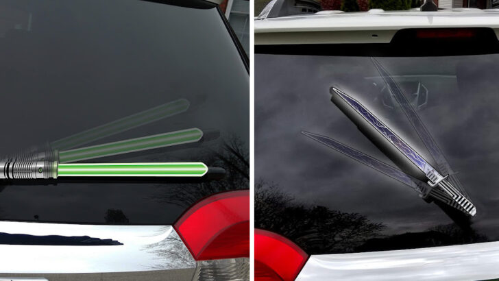 The Force Is Strong With These Light Saber Windshield Wipers