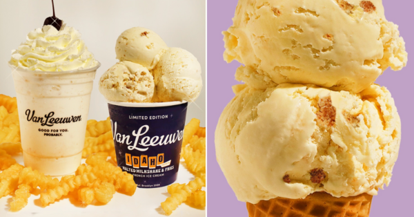 Van Leeuwen Released Ice Cream Pints That Taste Exactly Like a Malt Milkshake and Fries