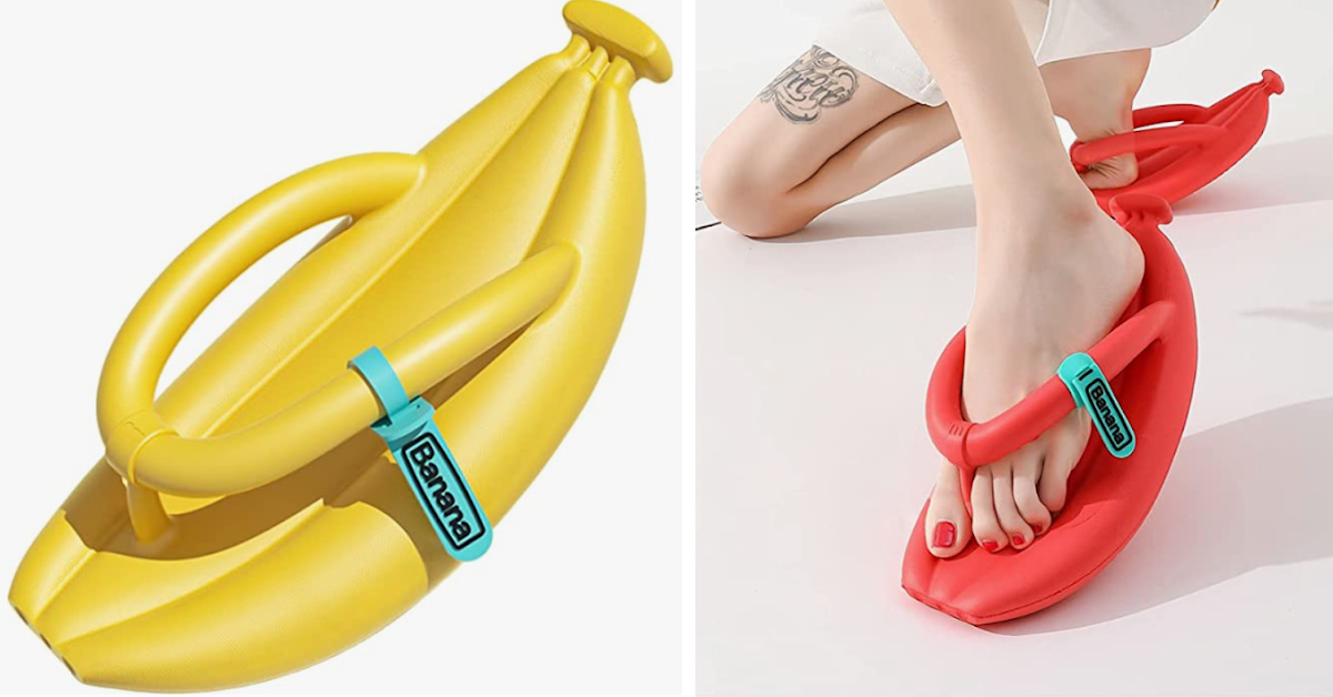 These Banana Flip Flops Are The Perfect Accessory For Summer