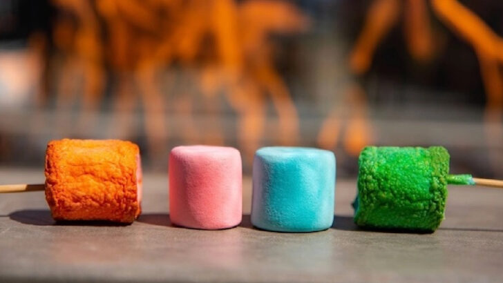 You Can Now Get Marshmallows That Change Color When Exposed to Heat and S’mores Just Got An Upgrade