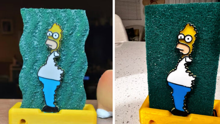 You Can Get A Homer Simpson Sponge Holder and Every Simpson’s Fan Needs One