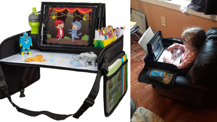 This Kid’s Travel Tray Is A Game Changer For All Your Summer Vacations