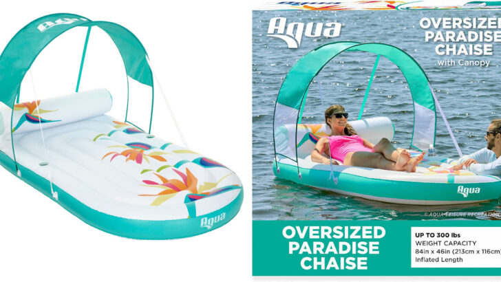 You Can Get An Oversized Floating Pool Lounger That’s Perfect For Lake Day