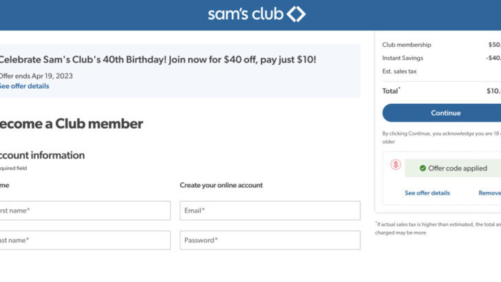 You Can Get A 1-Year Sam’s Club Membership for Just $10. Here’s How.