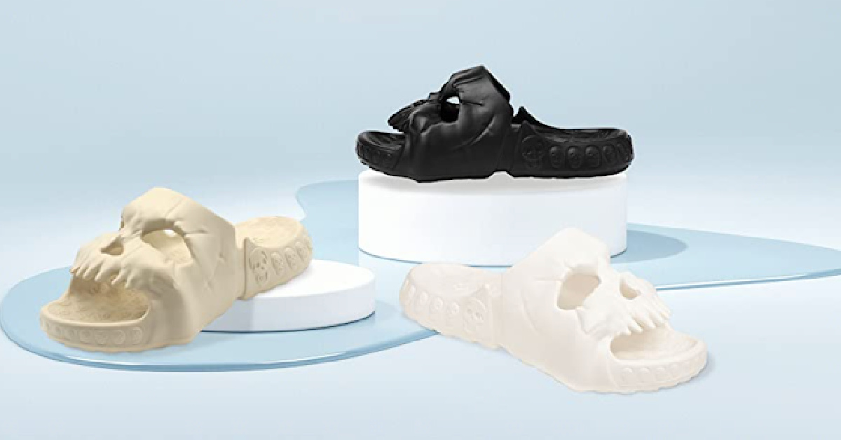 You Can Get Skull Slides That Are Scary Cute