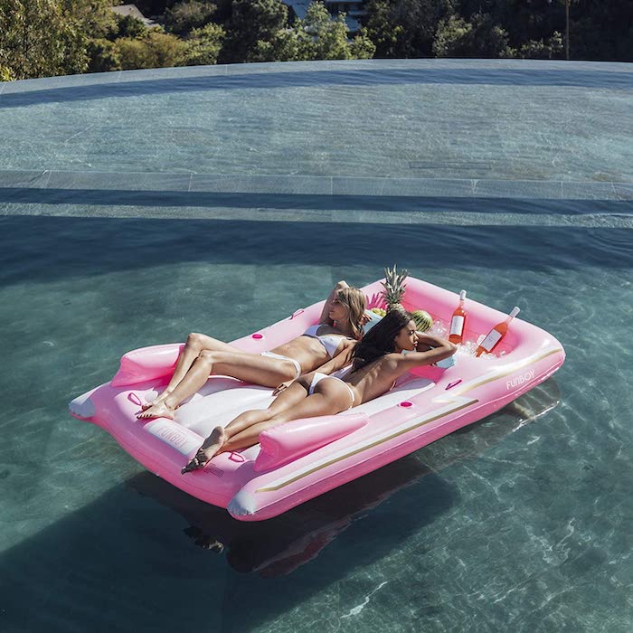 Large Car Pool Float You Can Get A Giant Inflatable Pink Sports Car Pool Float That Comes ...