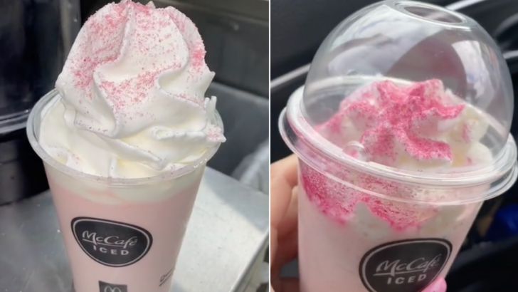 McDonald’s Is Bringing Back the Strawberries and Cream Frappe and Introducing a New Iced Latte
