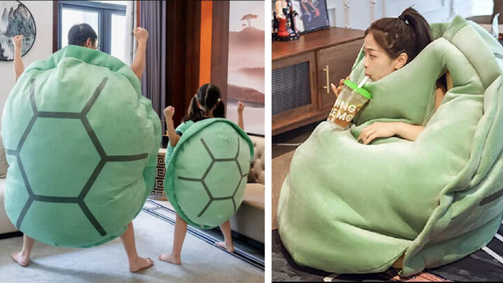 You Can Get A Giant Wearable Turtle Shell Pillow and Feel Like A Real-Life Ninja Turtle