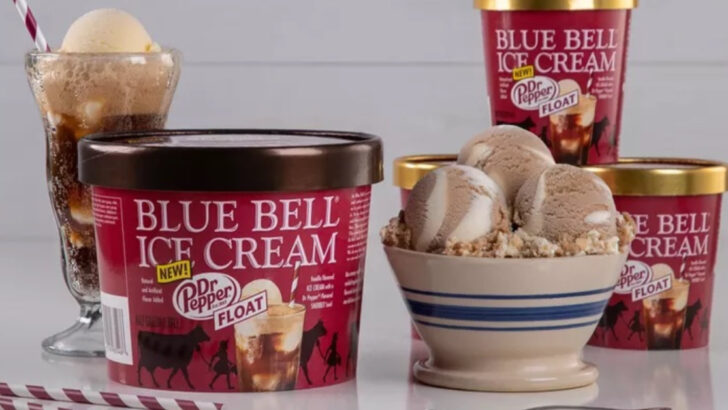 Move Over Root Beer Floats, Blue Bell Just Released Dr. Pepper Float Ice Cream