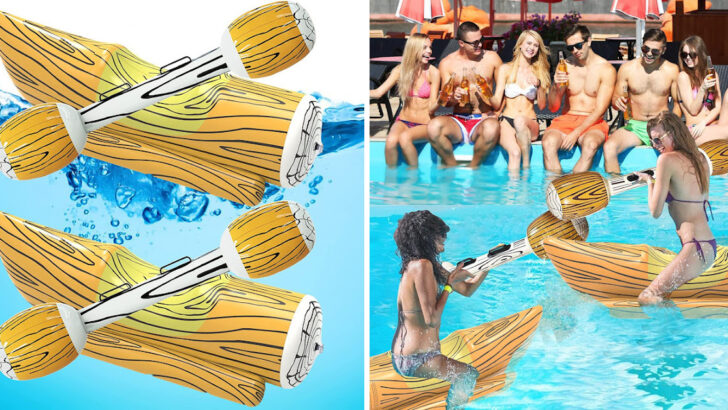 This Inflatable Jousting Set Is Just What You Need For Fun In The Pool This Summer