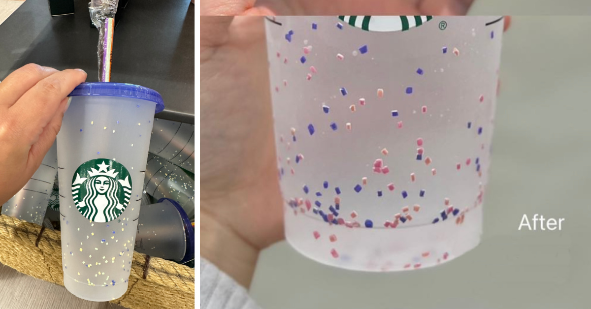 Starbucks Is Selling A $5 Color Changing Confetti Cup Just In Time For  Summer