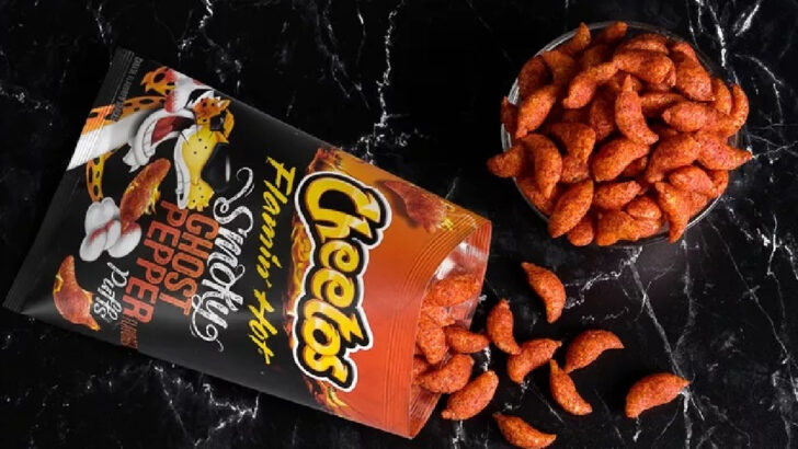 Cheetos Is Turning Up The Heat With A New Spicy Chip That Should Be Paired With a Glass of Milk