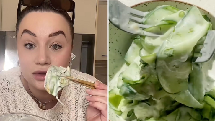 This Creamy Cucumber Salad Is The Hot New Food Trend and It Sounds Delicious