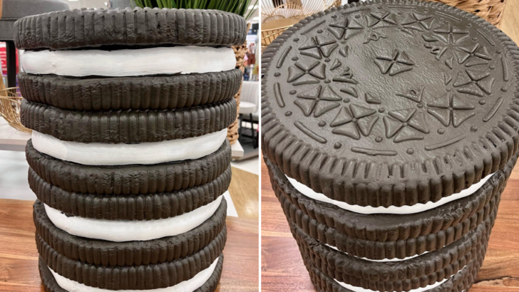 You Can Now Get an Oreo Stool That Looks Exactly Like A Stack of Oreo Cookies