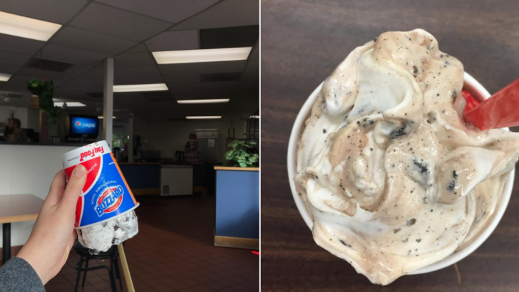 Dairy Queen Has a Secret Menu Blizzard That Has a Fudge Center and Cookie Dough Chunks