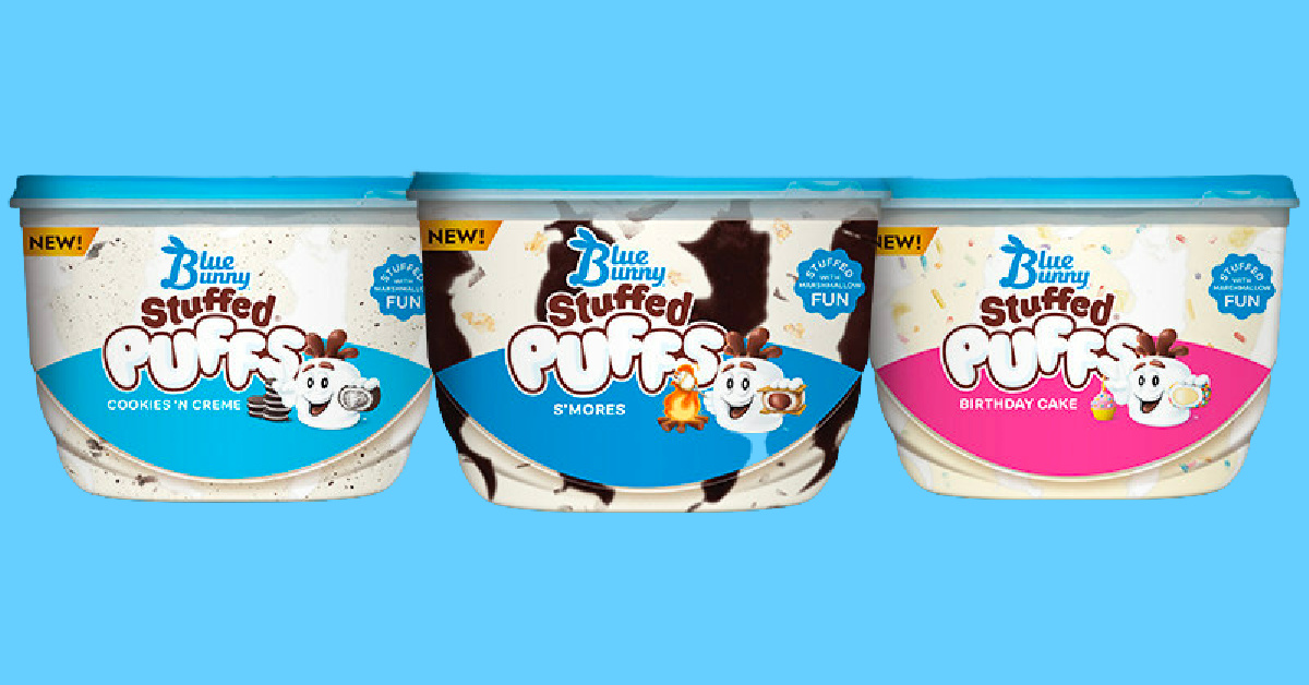 Blue Bunny Stuffed Puffs Flavored Ice Cream Is Here to Take Dessert Time to The Next Level
