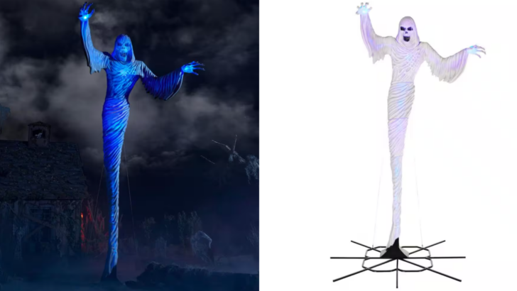 Home Depot is Selling A 12-Foot Ghost You Can Put in Your Yard For Halloween