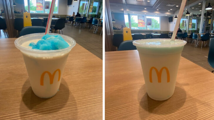 You Can Get A Blue Cotton Candy Milkshake From McDonald’s And It’s Delicious