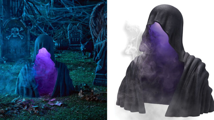This Fogging Phantom Is The Creepy Accessory You Need In Your Yard This Halloween