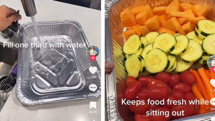 This Giant Ice Tray Hack Will Keep Your Food Cold During Those Hot Summer Parties