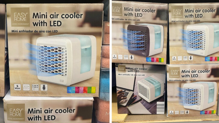 Aldi is Selling A $20 Mini Air Cooler That Can Keep You Cool As You Work