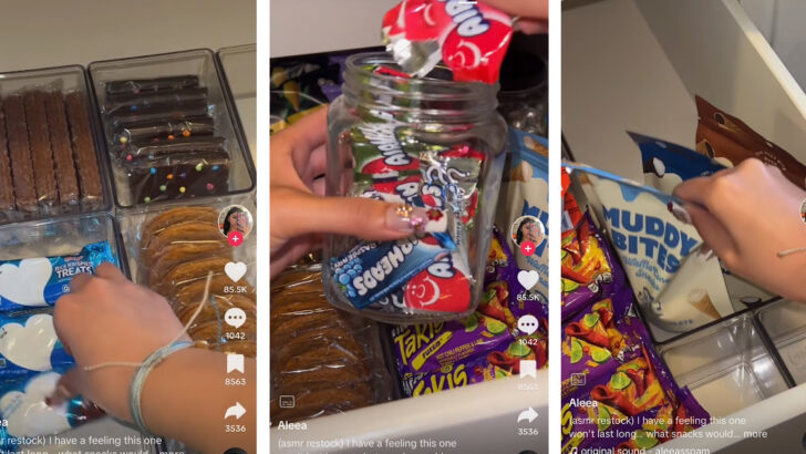 This Lady Has An Under Bed Snack Drawer And I’m Not Sure If It’s Genius Or Gross