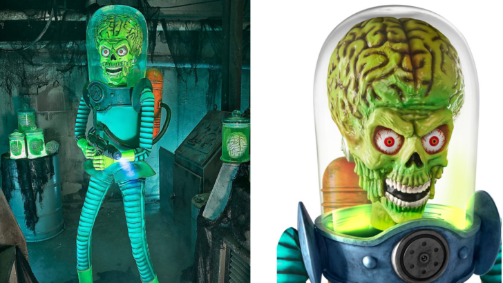 You Can Get a Life Size ‘Mars Attacks’ Martian Animatronic Just in Time for Halloween