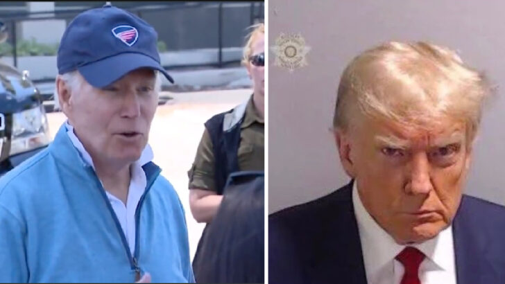 President Biden Just Broke The Internet With His  4 Word Response To Trump’s Mugshot