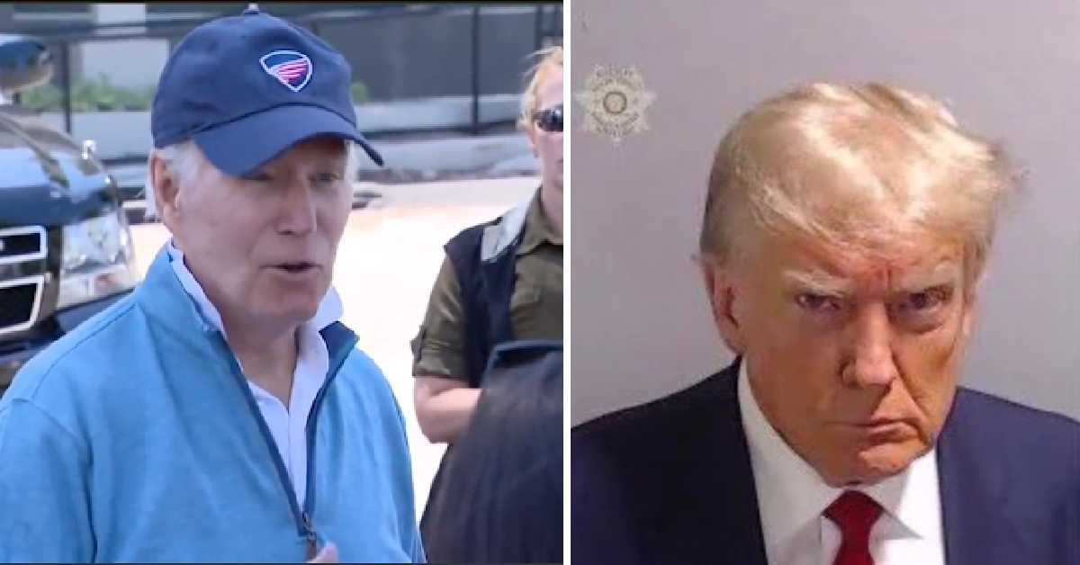 President Biden Just Broke The Internet With His  4 Word Response To Trump’s Mugshot